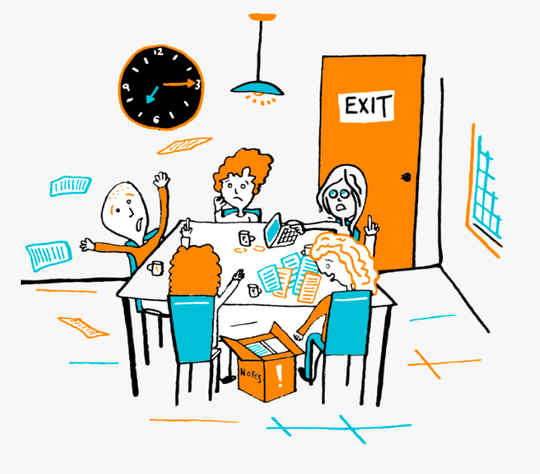 people sitting on a round table making decisions