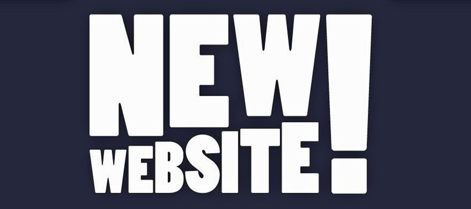 'New website!'