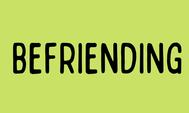 befriending in text
