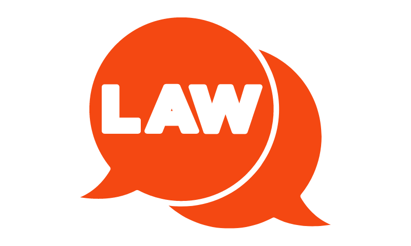 'Law' speech bubbles animation
