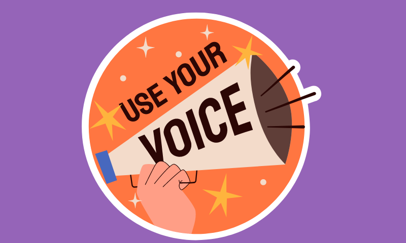 use your voice megaphone