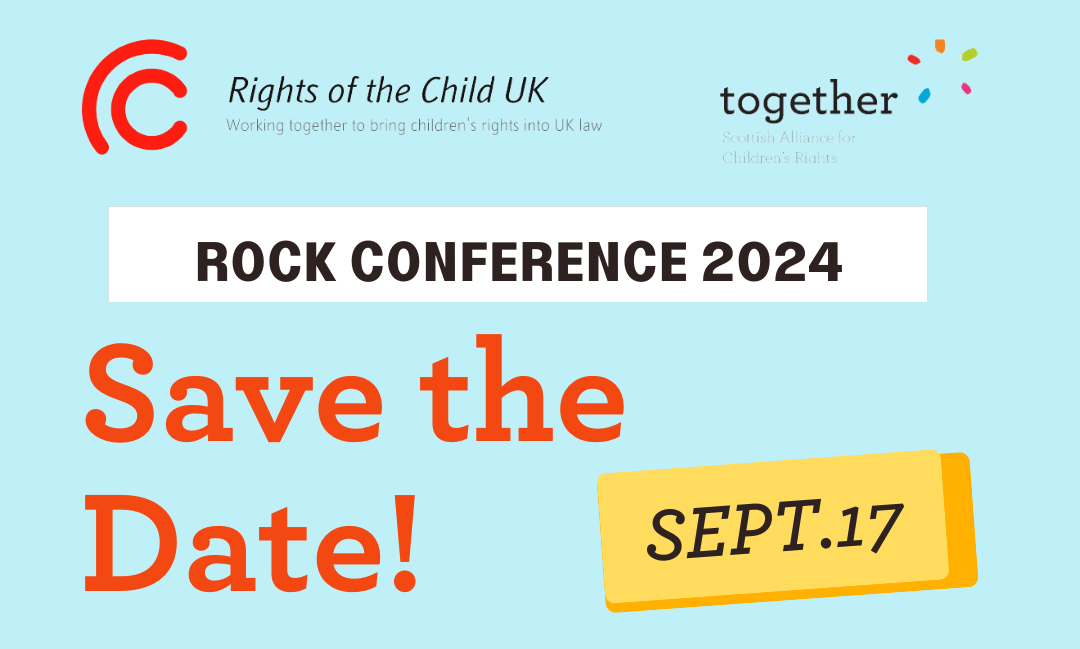 Save the Date: Rights of the Child UK Coalition Conference 2024 ...