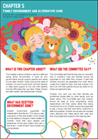 screenshot of chapter 5, family environment and alternative care.