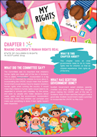 Screenshot of Chapter 1, making children's rights real